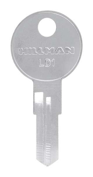 Hillman Universal Key Blank LD11639 – Double-Sided Brass Traditional Key for House and Office Applications