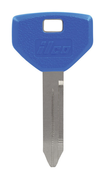 Hillman Automotive Key Blank Model 85923 for Chrysler Vehicles, Blue/Silver Double-Sided Traditional Key