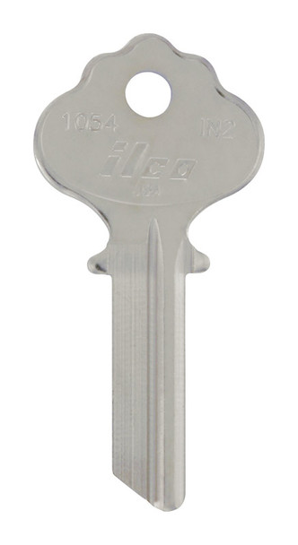 Hillman IN-2 Universal Key Blank - Single Brass Traditional Key for House and Office Use
