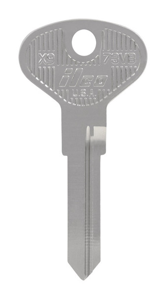 HILLMAN Volkswagen Key Blank Vw-23 with Brass Head - Traditional Double-Sided Automotive Key