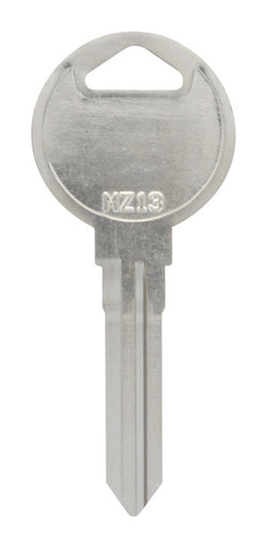 HILLMAN Mazda MZ13 Double-Sided Brass Key Blank for Automotive Applications