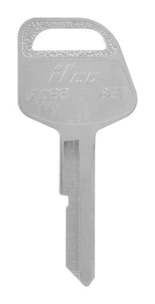 Hillman GM Key Blank Single Brass Key B-67 for Automotive Use