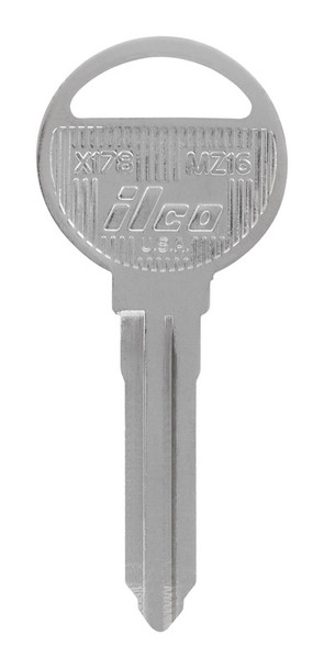 Hillman Ford H-58 Key Blank - Brass Double-Sided Traditional Key for Automotive Use
