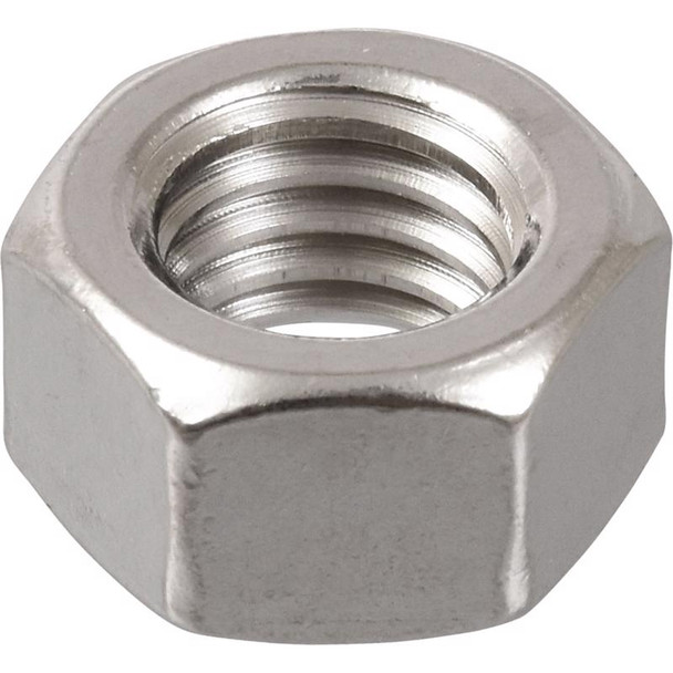Hillman Hex Nut Stainless Steel 1/2 inch Coarse Thread, Box of 50
