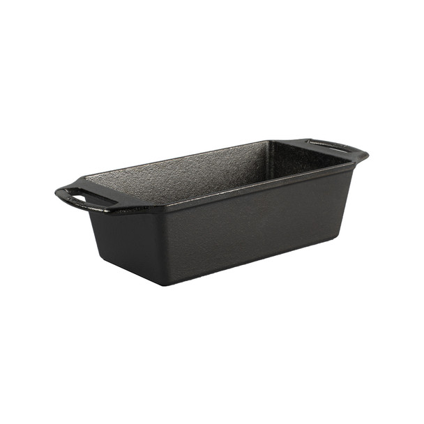 Lodge Cast Iron 12-Inch Black Loaf Pan BW8LP – Durable Bakeware for Perfect Loaves