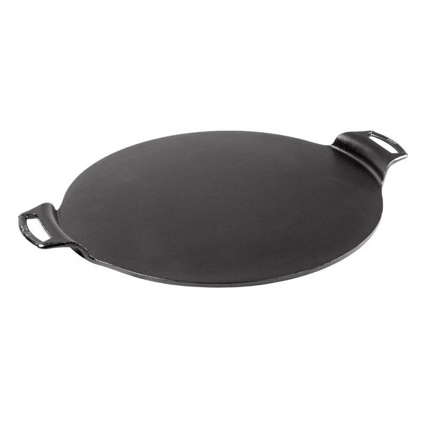 Lodge 15-Inch Cast Iron Pizza Pan with Lid - Black