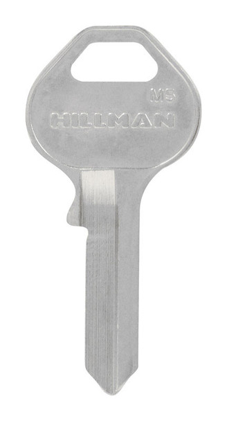 Hillman Universal Key Blank M5 - Brass, Single Side, For Padlocks and Locks