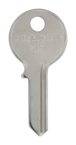 Hillman Universal Key Blank VR7 - Brass House and Office Key for Custom Locks