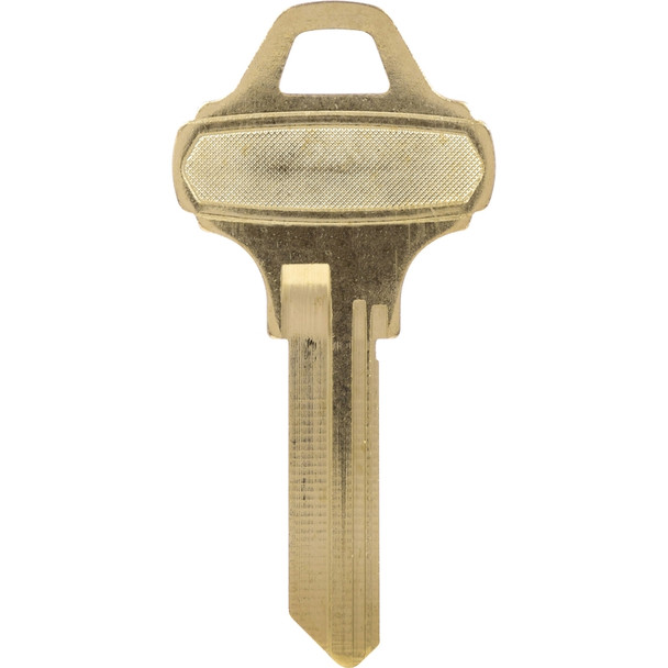 HILLMAN C-123 Everest Schlage Brass House/Office Key Blank - Gold Finish