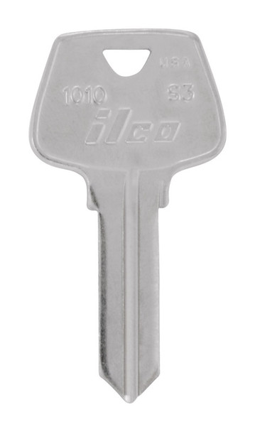 Hillman S-3 Sargent Key Blank - Brass, House/Office Use