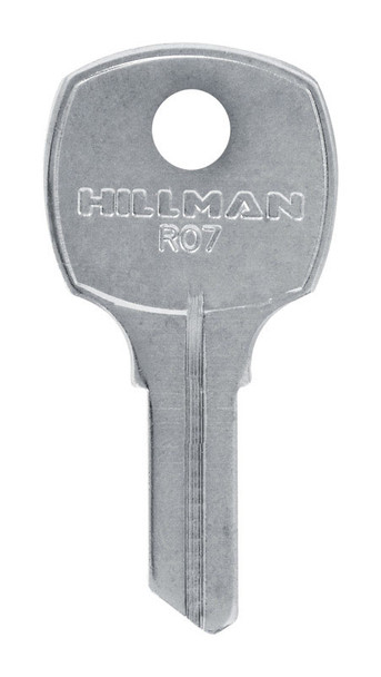 HILLMAN RO-7 Rockford Key (Single) - Brass Universal House/Office Key Blank