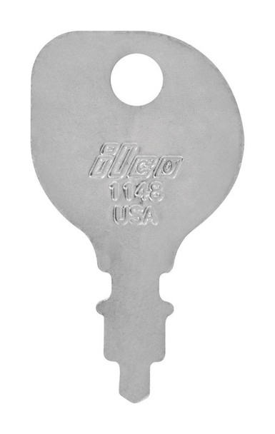 HILLMAN #606/1148 Tractor Key Blank – Double-Sided Brass Universal Key for Power Equipment and Hardware