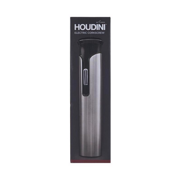 Houdini Electric Corkscrew in Black Stainless Steel - Model H1-04104T