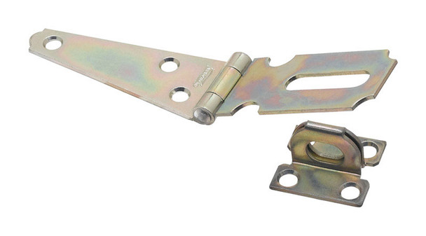 National Hardware Zinc-Plated 3-Inch Hinge Hasp for Doors and Gates