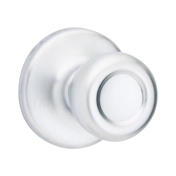 Kwikset Passage Door Knob with Satin Chrome Finish - Model 92001-520