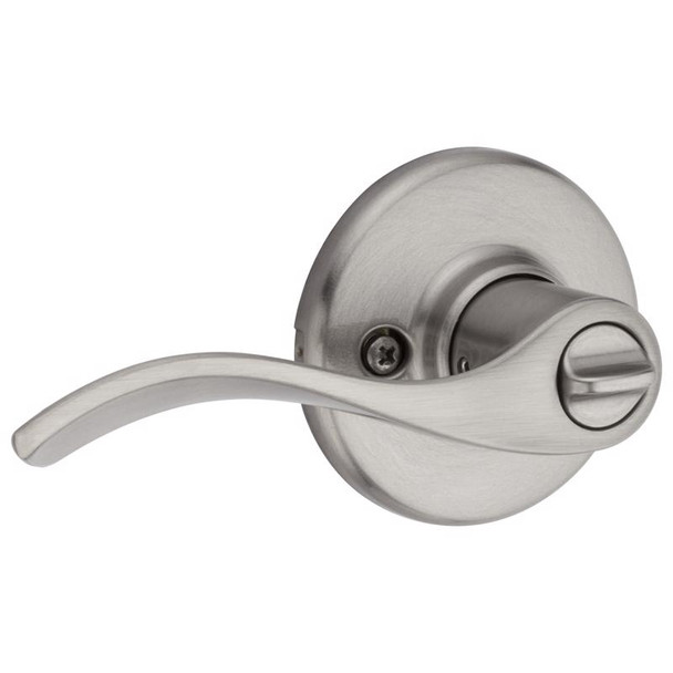 Kwikset Balboa Privacy Lever with Satin Nickel Finish - Part 93001-882