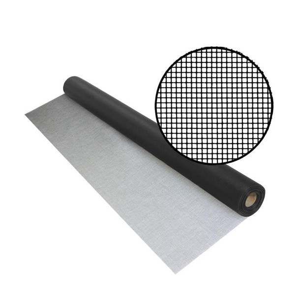 Phifer Wire BetterVue Insect Screen Cloth, 60-Inch x 100-Foot Black Polyester Mesh