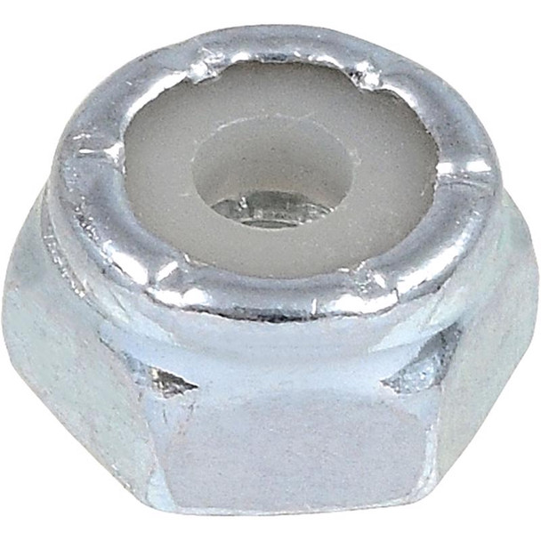 Hillman 180132 Zinc-Plated Coarse Thread 6-32 Nylon Lock Nuts, Pack of 100