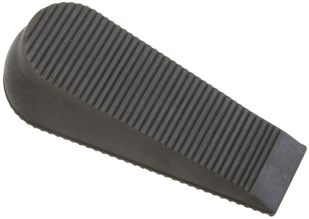 National Hardware Super Wedge Door Stop 6 inch - Durable Rubber Floor Mount