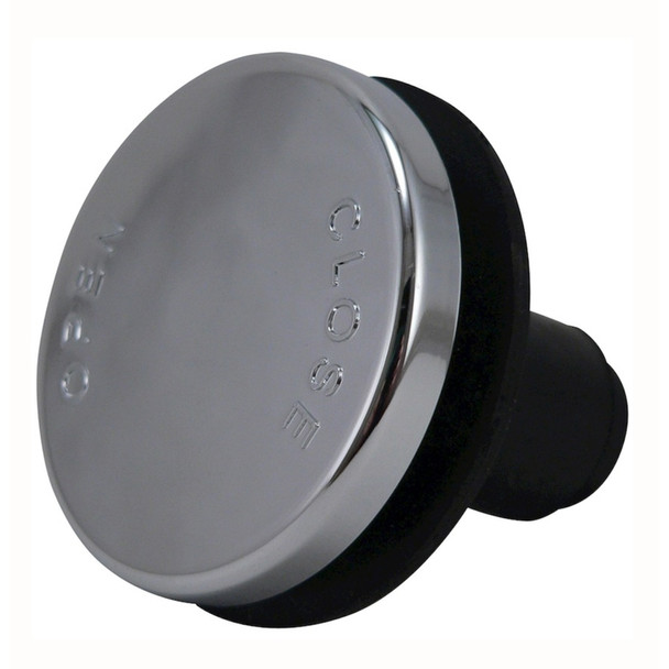Plumb Pak Foot Lok Stopper 3/8 inch Chrome Plated Rubber Drain Stopper