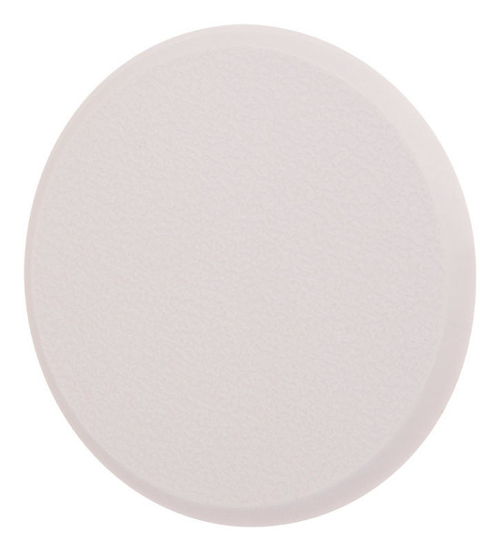 Barton Kramer Wall Shield 3-1/4 inch White Vinyl Door Bumper
