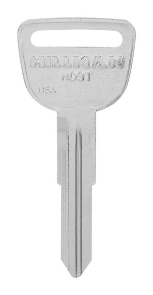 Hillman Key Blank for Honda - Double Side Brass Traditional Key Model HD-91
