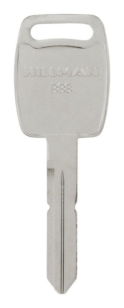 Hillman Double-Sided Brass Automotive Key Blank Model B-88 for GM Vehicles