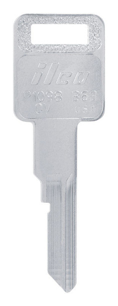 Hillman GM Key Blank B-63 – Brass Traditional Automotive Key for GM Vehicles