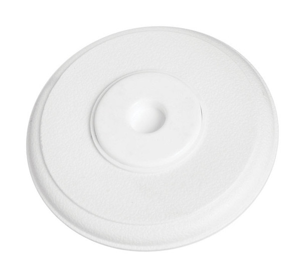 WALL DOOR STOP PLSTC WHT