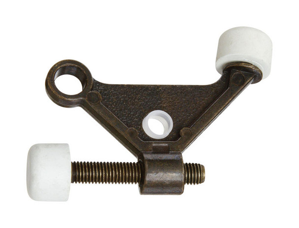 National Hardware N159-046 Antique Brass Hinge Pin Door Stop for Doors