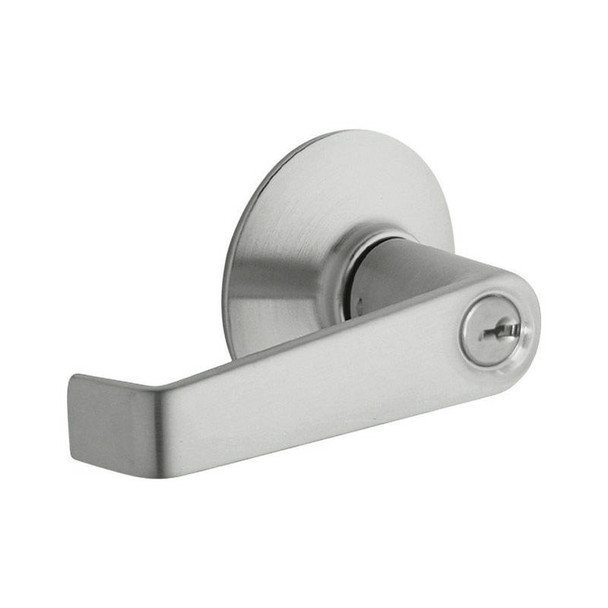 Schlage F80CSVELA626 Elan Satin Chrome Storeroom Lockset for Commercial Doors