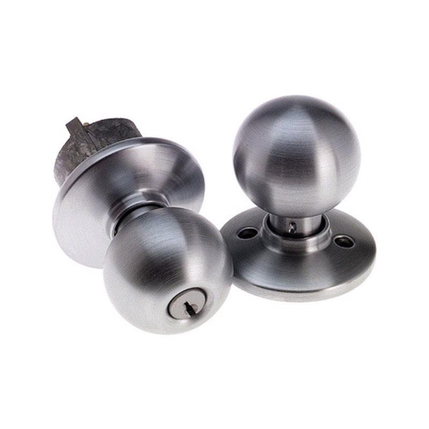 Schlage F80CSVORB626 Orbit Storeroom Door Knob with Satin Chrome Finish