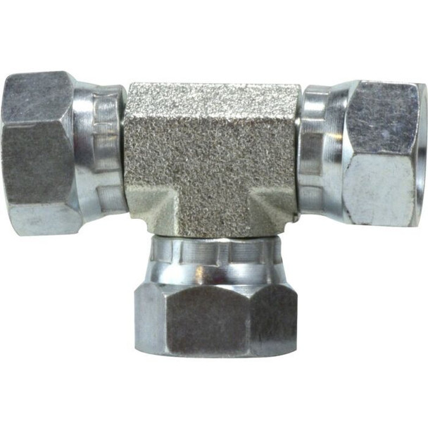 HYDRAULIC UNION TEE 1/4"FPT