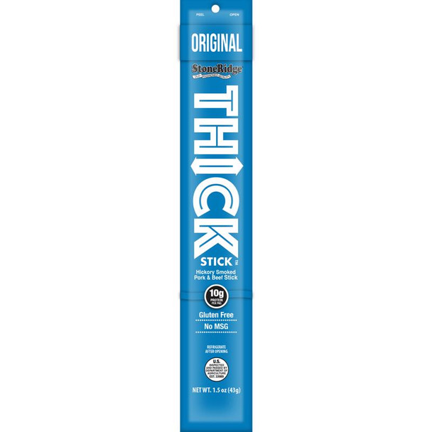 StoneRidge Wholesale Thick Meat Sticks, Original Flavor, 1.5 oz