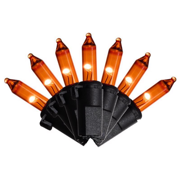 Celebrations Halloween T5 Classic Orange LED Lights, 300 Count
