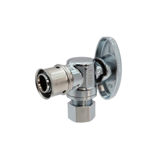 SharkBite UCP23058Z Brass Drain Valve with 1/2 inch and 3/8 inch Compression Connections