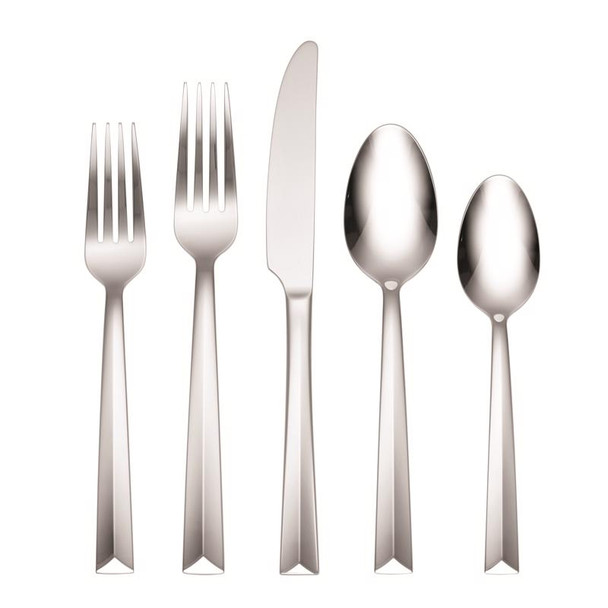 Hampton Forge Moxie 20-Piece Stainless Steel Flatware Set - Silver Finish