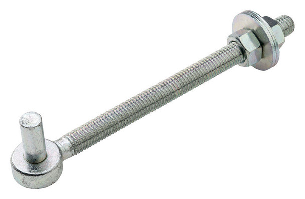 National Hardware N130-617 Zinc-Plated Bolt Hook, 5/8 inch Diameter, 8 Inches Long