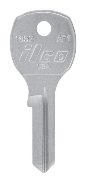 Hillman Universal Key Blank in Silver – Model AZ01, Brass Construction for House and Office Use