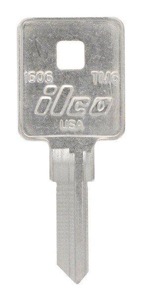 HILLMAN Universal Key Blank TM-6 - Brass House and Office Key with Single Side Trimark Style