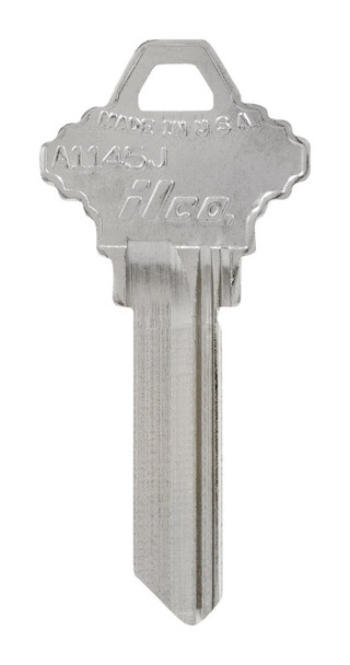 HILLMAN Universal Key Blank SC-16 – Brass Traditional House and Office Key