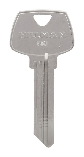 Hillman Universal Brass Key Blank S-69 for House and Office Doors