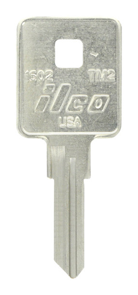 Hillman Universal Key Blank TM-2 - Brass House and Office Key for DIY Locksmithing