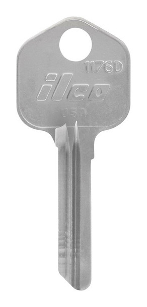 HILLMAN Universal Brass Key Blank KW-2 for House and Office Doors