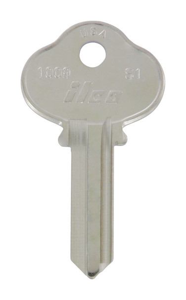 Hillman Universal Key Blank S1 – Traditional Brass House and Office Key