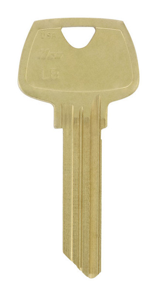 Hillman Universal Key Blank S-23 – Brass Traditional House and Office Key