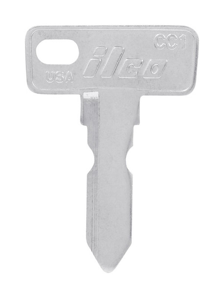 HILLMAN CC-1 Club Golf Cart Key - Universal Brass Double-Sided Key Blank for House and Office Locks
