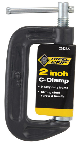 Steel Grip 2-Inch Adjustable C-Clamp with Steel Construction