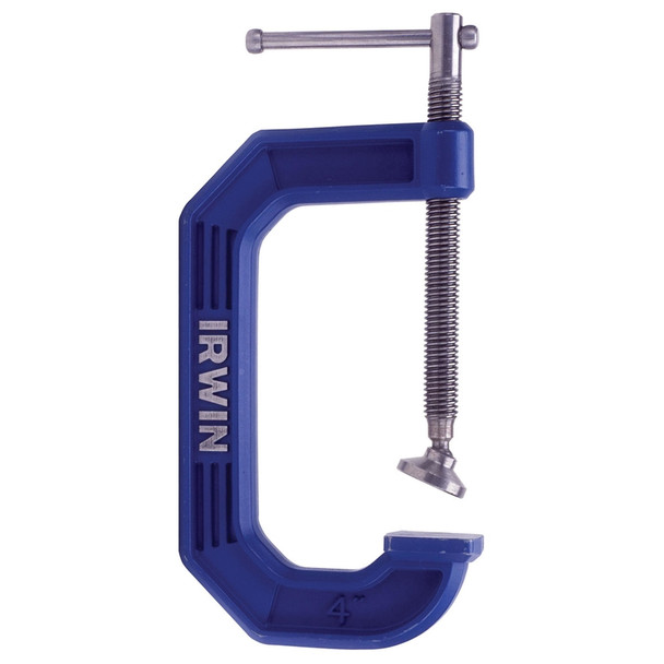 Irwin Quick-Grip 5-Inch C-Clamp with Adjustable Throat Depth