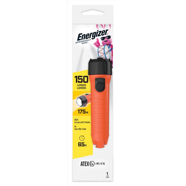 Energizer LED Flashlight with 150 Lumens, Waterproof, D Battery Powered